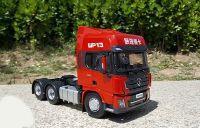 SHACMAN Delong X3000 WP3 Tractor space cab Red 1/24 Diecast Pre-built Model