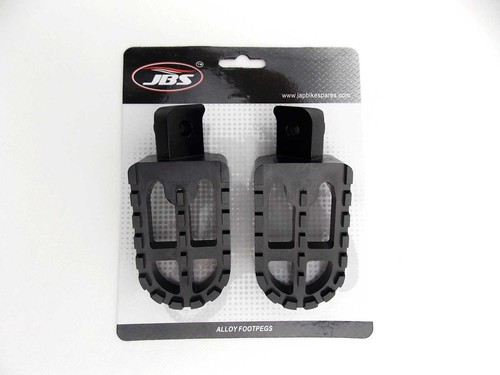 SUZUKI TM75 74-76 JBS NEGRO CNC BILLET ALEACIÓN JUEGO DE ESTRIBERAS PAR REPOSAPIÉS - Imagen 4 de 6