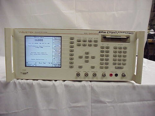 Wavetek 3600D Cellular Test System AMPS/CDMA 800MHZ - 第 1/3 張圖片
