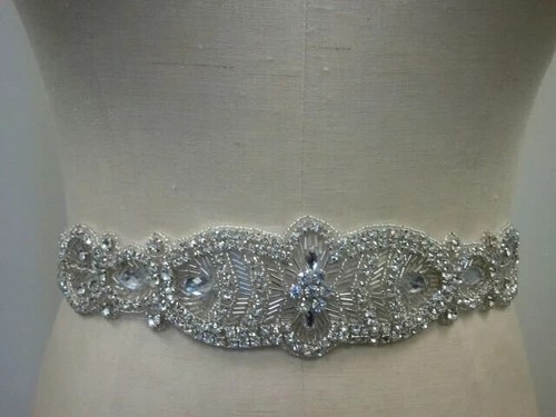 Wedding Belt, Bridal Belt, Sash Belt, Crystal Rhinestones