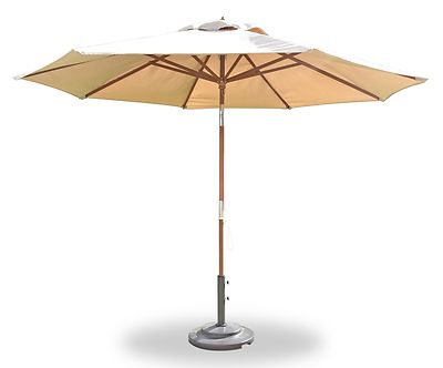 9 auto tilt sunbrella patio umbrella California Umbrella 9 ft. Matted White Aluminum Market Patio Umbrella Auto  Tilt in Spectrum Dove Sunbrella 194061883747