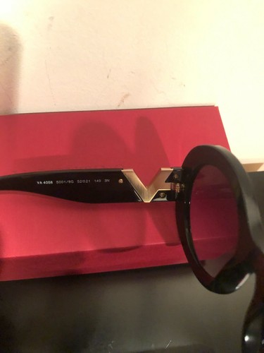 New Valentino Acetate Oval SunGlasses Eyeglasses - Picture 11 of 12