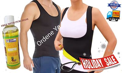 HOT NEOPRENE CAMI  SHAPER FAJA SLIM CONTROL REDUSHAPER + FREE GEL REDUCTOR 