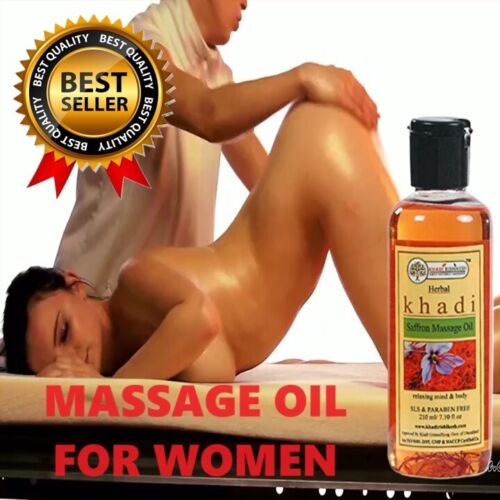 Khadi Rishikesh Ayurvedic Saffron oil Full Body Massage Oil For Women's - Picture 1 of 12