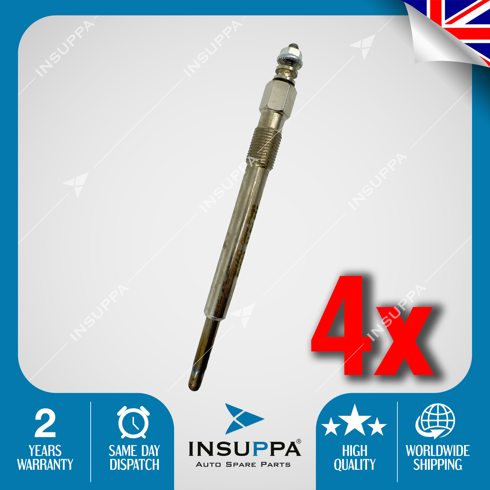 Glow Plugs 11.5V Fits Land Rover Defender Discovery 200Tdi 300Tdi