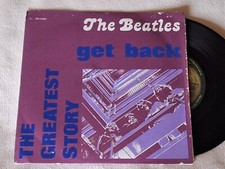 The Beatles GET BACK 7" **VG+ Audio** Italian Import