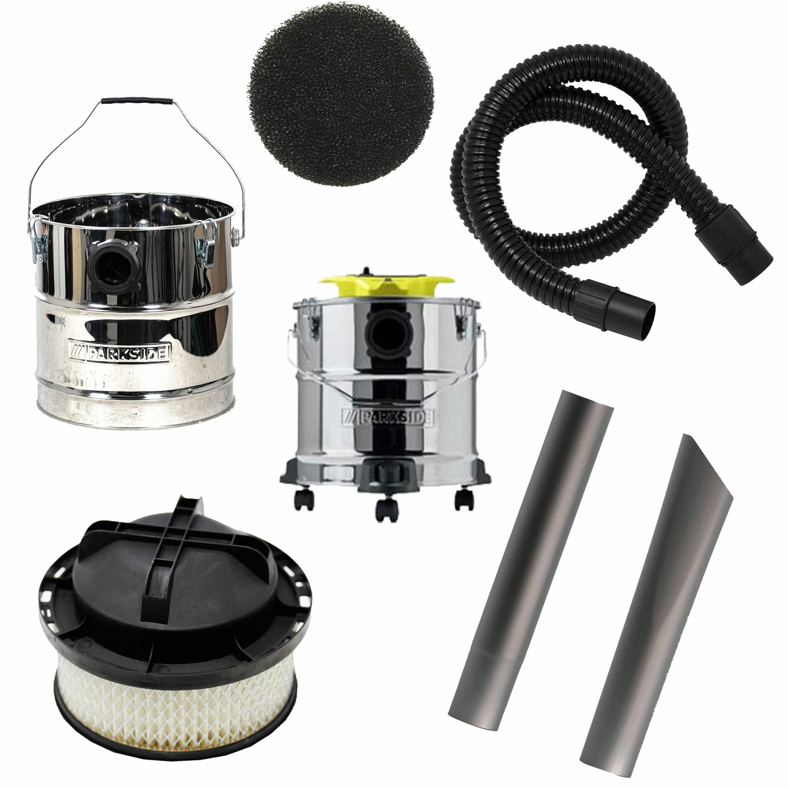 Saugrohr Ersatzfilter Schlauch für Parkside Aschesauger PAS 1200 C2