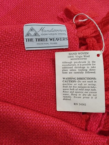 Wide Stripe Hot Pink And Purple Wool Throw