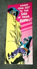 Vintage Greeting Hang In Card DC Comics Batman Penguin 1978 NOS New Mark 1 # 38