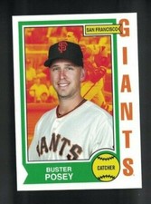 Buster Posey 2019 Topps Throwback Thursday 1974 BASKETBALL Card #128 GIANTS
