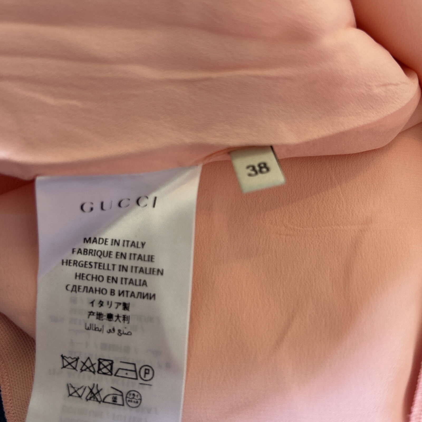 Minigonna Gucci Fill Hem Rosa IT 38