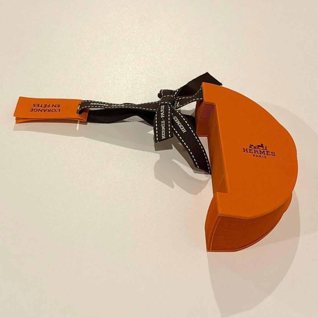 Hermes Ornament & Lip Balm Rouge Hermes Orange en Faite