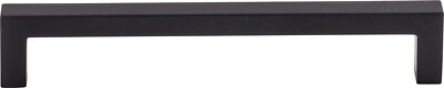 Top Knobs M1156 Nouveau III Collection 6-5/16'' Square Bar Pull, Flat Black