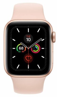 Apple Watch Series 5 (40mm) Gold GPS / Apple Smartwatch 5 / 36 Monate Gewähr
