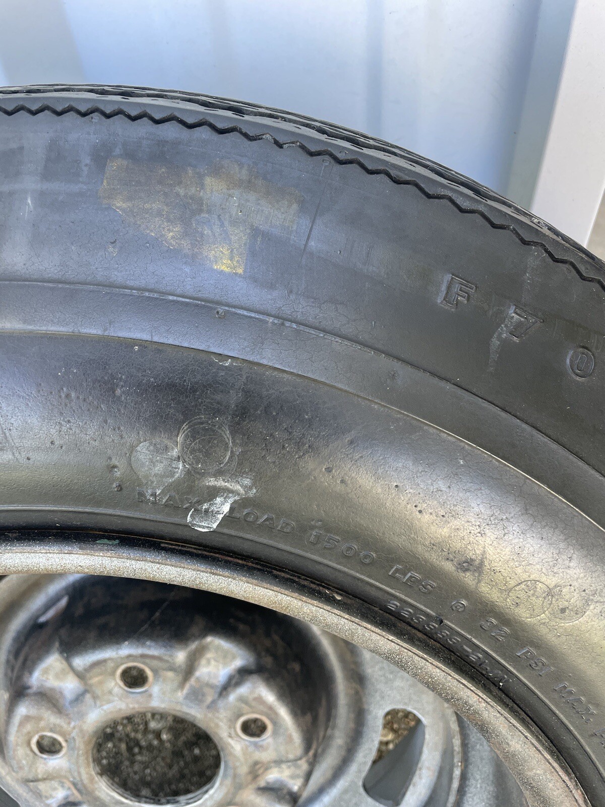 71 1971 Corvette AZ WHEEL GOODYEAR Speedway F70 15 TIRE DOT B6NDLJD1