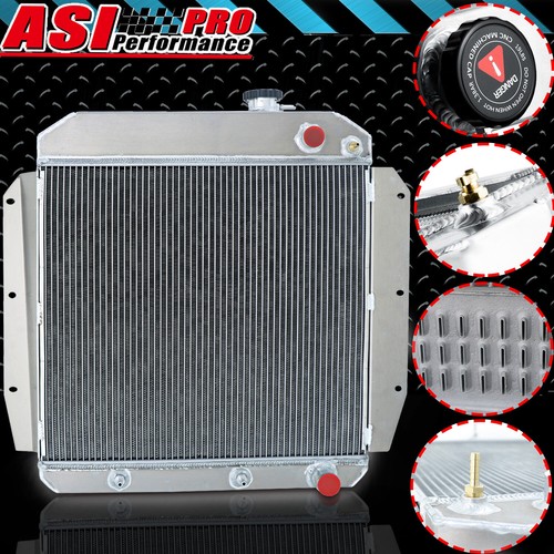 3ROW ALUMINUM RADIATOR FOR 1955-1959 1956 CHEVROLET TRUCK PICKUP LS ...