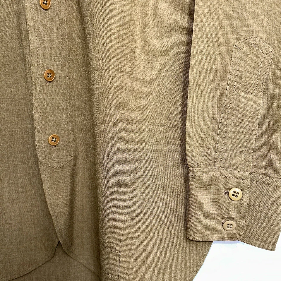 Camisa de Colección Paul Snyder Sastre Militar Abotonada Manga Larga Para Hombre Pequeña’s Foto 4 de 4