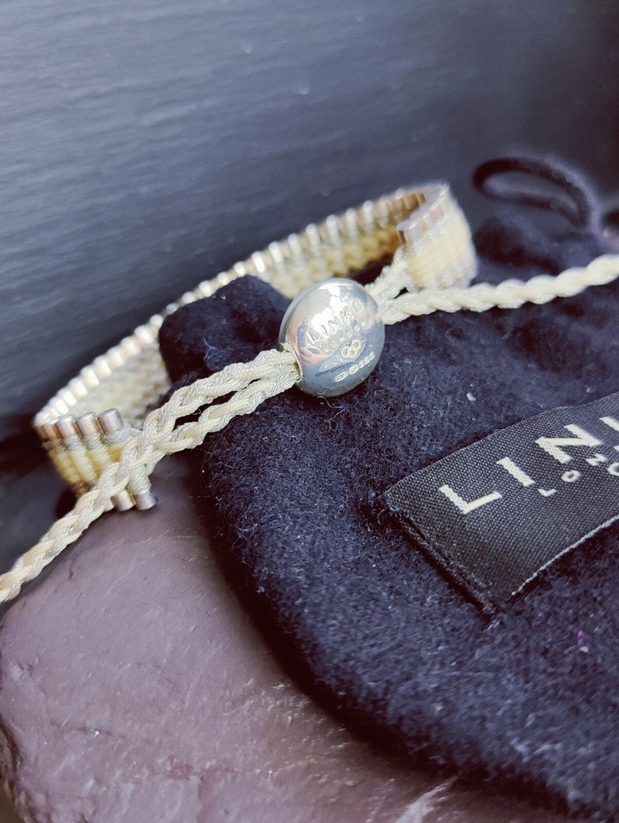 Links Of London 925 Sterling Silver Bar and Cord Friendship