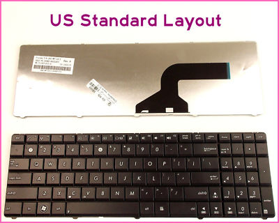 Laptop US Layout Keyboard For ASUS X55C X52JB K52D K52N K53 X55A A73E ...