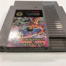 Wizards and Warriors NES Nintendo Cart and Rental Photocopied Book -- S2G --