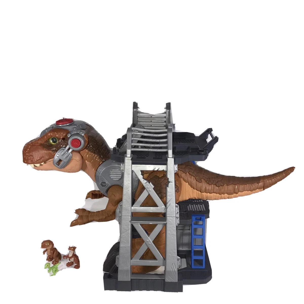 Fisher Price Imaginext Jurassic World 33 T Rex escape Dinosaur Works Hatchlings