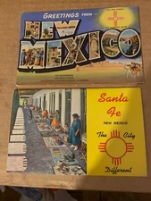 Two postcard Folders New Mexico  unposted