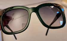 Chloe Suns CE626S Italian Green Gold Sunglasses w Case 55-19-135 Diva Eyes Italy