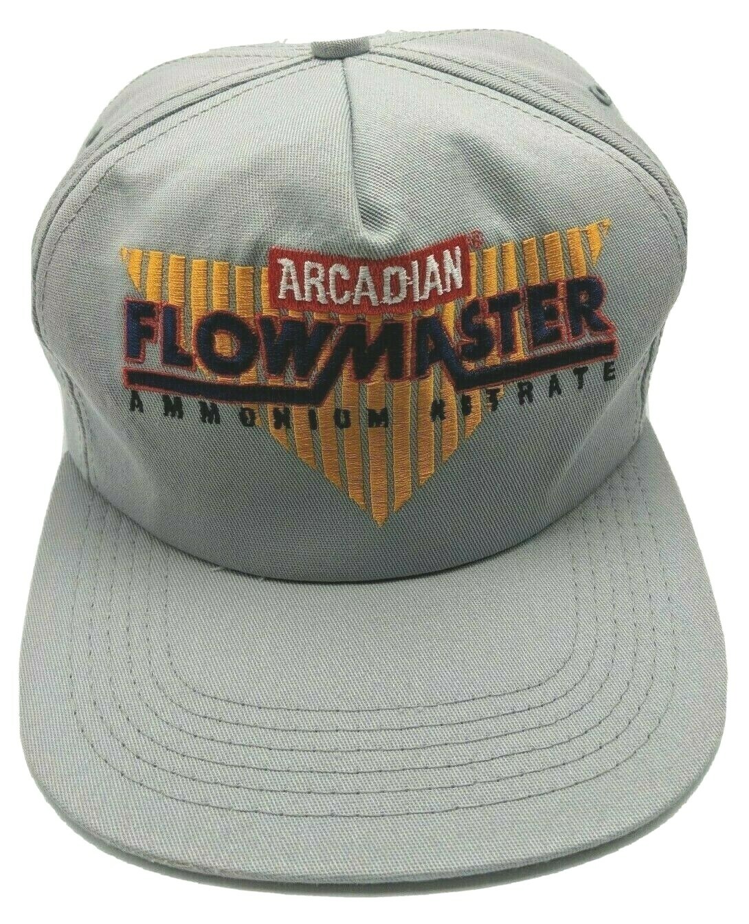 ARCADIAN FLOWMASTER gray adjustable snapback cap … - image 1