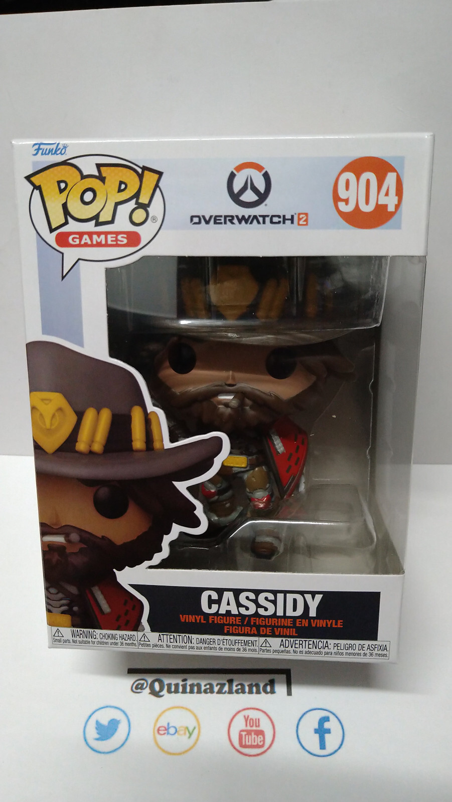 Funko Pop! Overwatch 2 Games N° 904 Cassidy (F28)