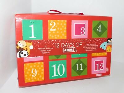 Amuse Kawaii Christmas Plush Advent Calendar Holiday Gift Mystery