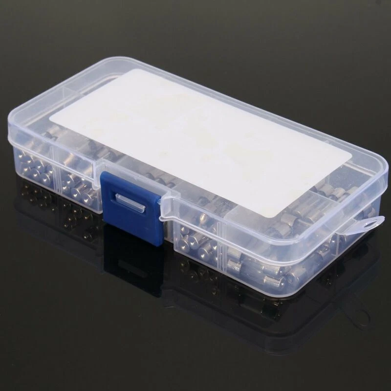 100Pcs 5x20mm Fast Blow 0.2A-15A Auto Car Truck Glass Tube Fuses Assorted Kit - Image 4 of 4