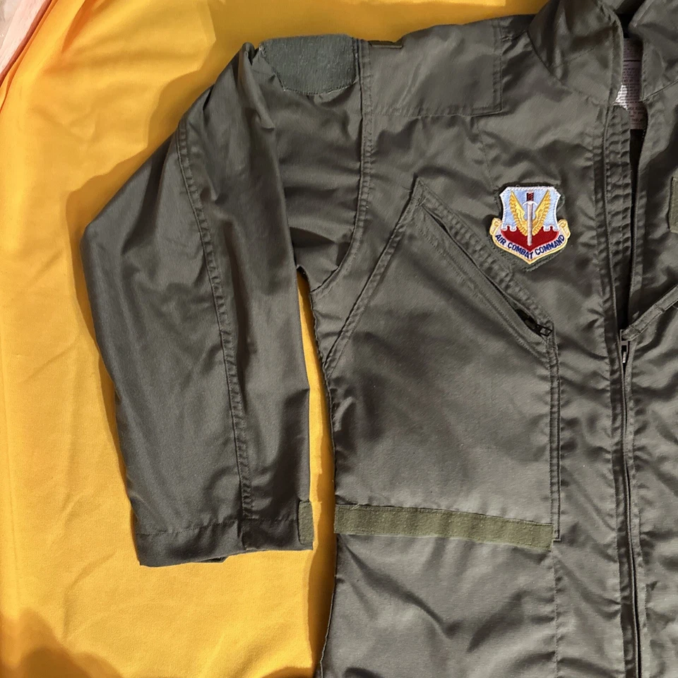 Mono Mono Vintage Patrulla Aérea Civil Verde Oliva Militar Fuerza Aérea 44 Reg Foto 3 de 4