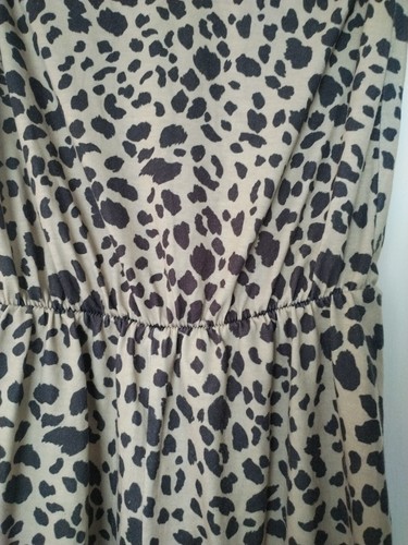 Boohoo Ladies Animal Print Strapless Shorts Playsuit. Size 6 - Picture 4 of 6