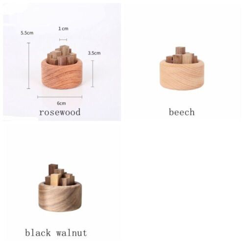 1pcs Difuser Essential Oil Wood Scent Diffuser 3 Color Unique Home Decoration - Picture 4 of 10