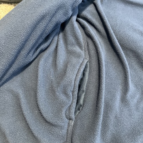 Nike Reversible Winter Coat Boys Youth XLarge 18-20 Gray Navy Hooded Logo - Picture 4 of 14