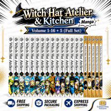 Witch Hat Atelier Kitchen Manga English Vol. 1-16 5 Full Set Comic Books DHL