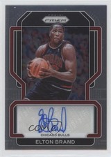 2021-22 Panini Prizm Signatures Elton Brand #SG-EBD Auto 0z0n