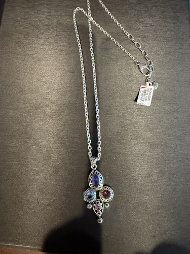 NWT Brighton Eldora Gems JM5143 20” Adjustable Reversible Multicolor Necklace
