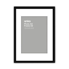A2 Box Mat A3 Frame Black/White Photo Picture Frame Art Work Display Frame