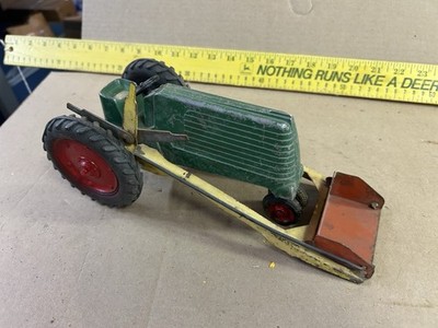 1950s Slik Oliver Toy Tractor With Loader