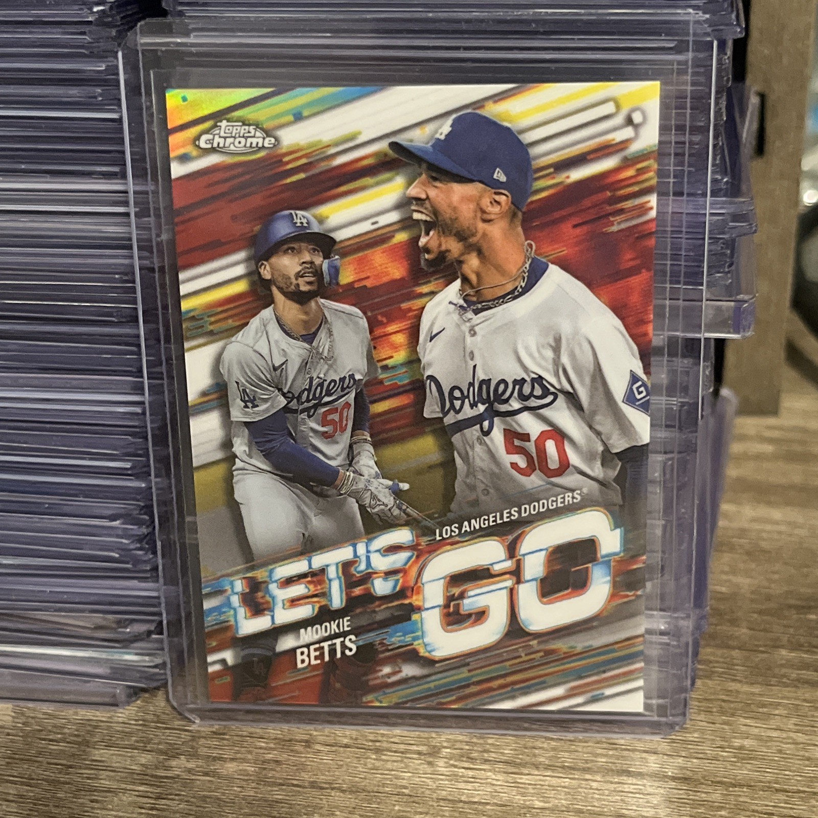 2025 Topps Chrome - Let's Go Mookie Betts #LGC-13