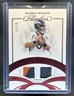 2025 Panini Flawless Russell Wilson Game Used Jersey Ruby #/20 Broncos Damage