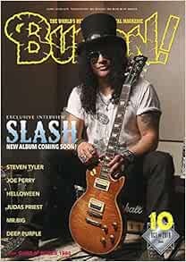 BURRN Oct 2018 Hard Rock Heavy Metal Magazine Slash Guns N' Rose... book form JP