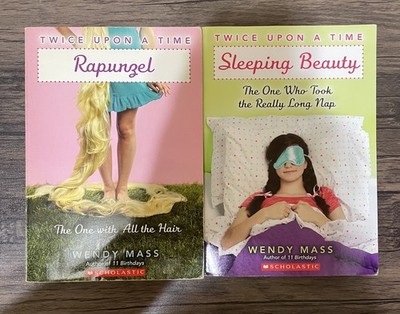 Twice Upon A Time Series: #1 And #2 By Wendy Mass, Set Of 2 Softcover Books