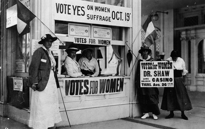 Historical moment Women March at the New-York Historical Society