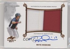 2017 Leaf Trinity Bronze Holofoil Spectrum Rhys Hoskins #PA-RH1 Patch Auto i5q