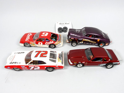 (Lot of 4) 1/24 H&R Racing Slot Cars Ready To Race King 25 EVO HRC H06