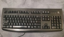 Logitech Deluxe 250 Wired Keyboard M/N: Y-UT76 Black