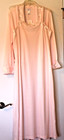 NWT Large sexy set night gown+robe lace trim luxurious 100%pima cotton pink RARE — photo 5