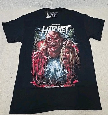 Adam Green Hachet Horror Move Victor Crowley Lives T-Shirt SZ XL (FF)